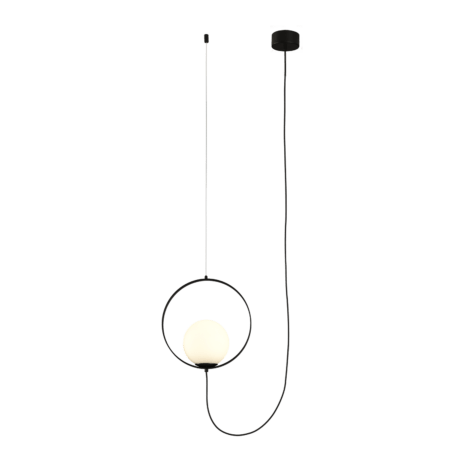 5W LED pakabinamas šviestuvas HALO, juodos/baltos sp., 2700/3000K, C3815171N