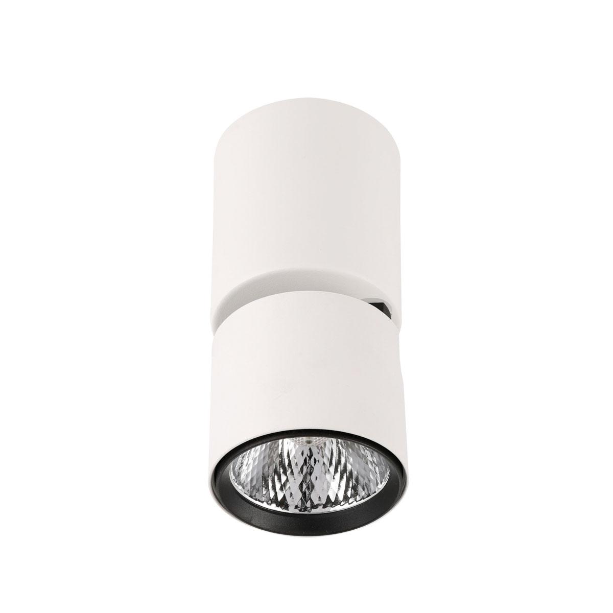 5W LED paviršinis akcentinis lubų šviestuvas BONIVA, baltos/juodos sp., 3000K - Image 2