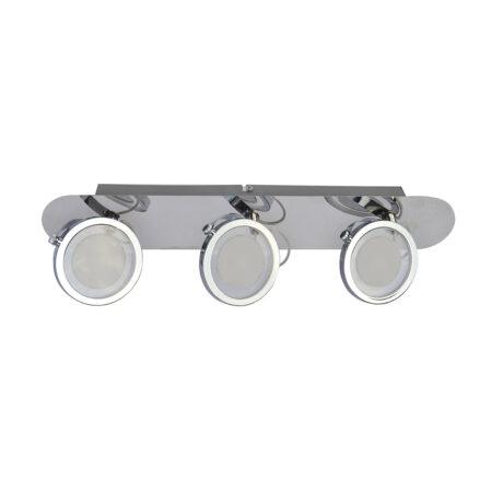 5W LED paviršinis šviestuvas ALESSIO, chromo sp./skaidrus, 3000K