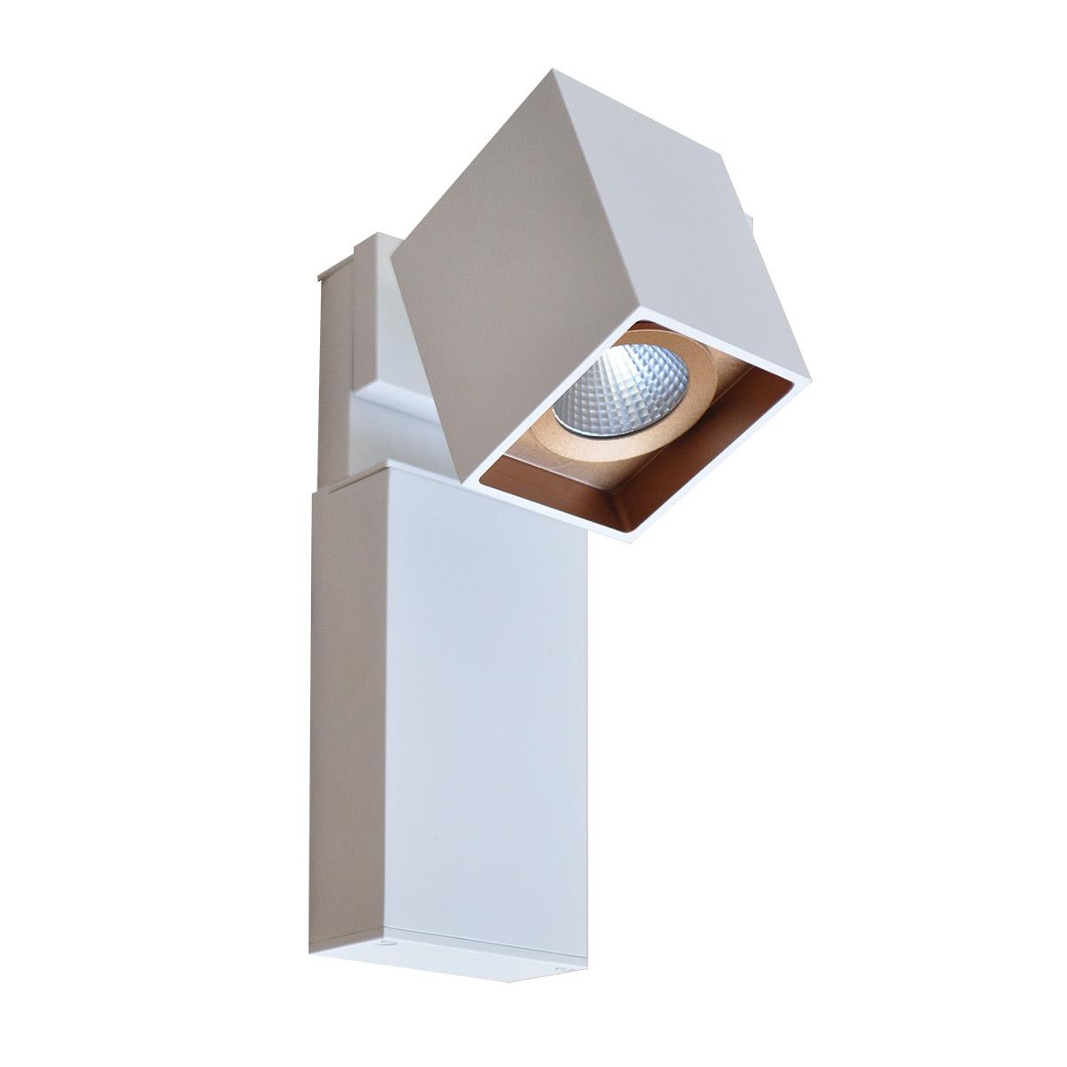 5W LED sieninis šviestuvas ARAVENA, baltos/aukso sp., 4000K