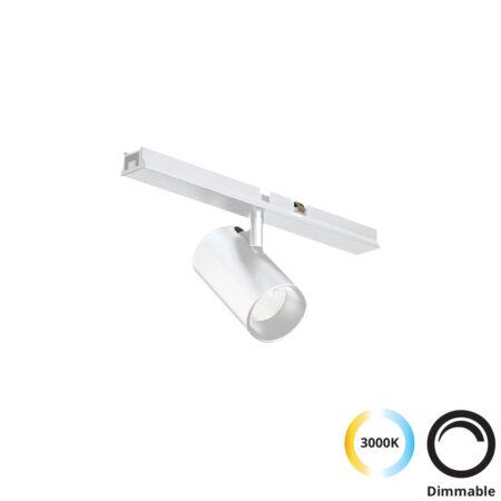 5W LED šviestuvas į magnetinius bėgelius SLIM MAGNETIC, baltas, 3000K, dimeriuojamas, 4288801