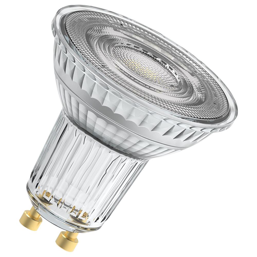 6,1W LED lemputė PAR16, GU10, PAR16, skaidri, 60°, 4000K, dimeriuojama