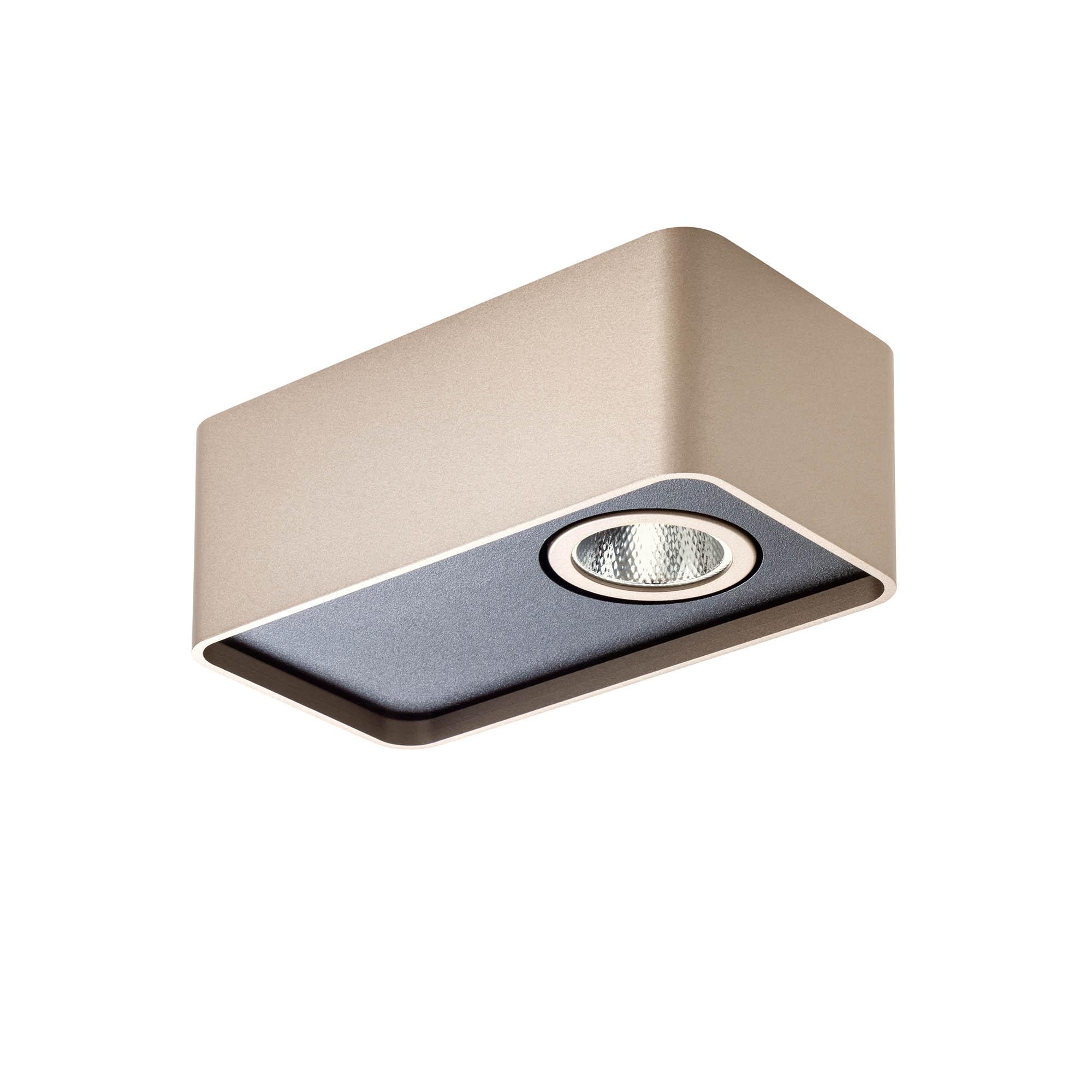 6,2W LED paviršinis šviestuvas YUKI, rusvas, 2700K, dimeriuojamas, 01-4227 - Image 2