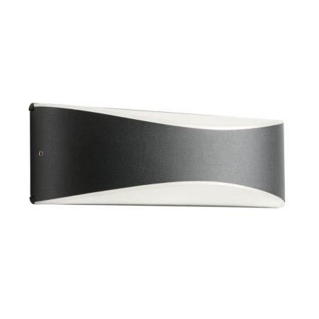 6,93W LED sieninis lauko šviestuvas AXEL, tamsiai pilkas, 3000K, IP65, 90126
