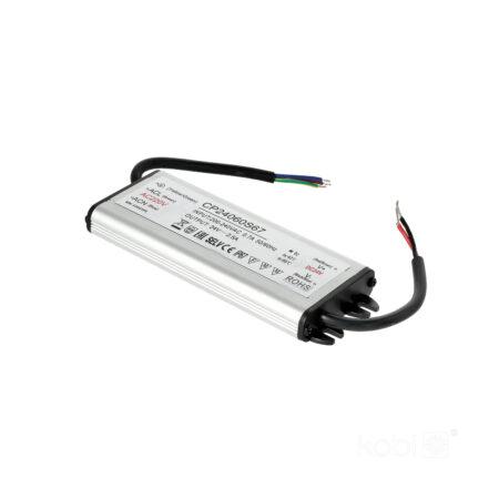 60W LED maitinimo šaltinis, 24V, plieno sp., IP67