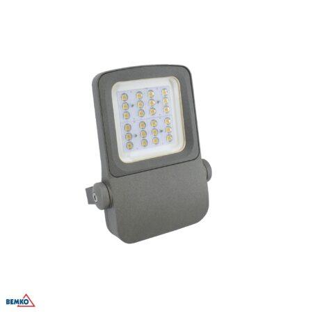 60W LED prožektorius CAMPUS, pilkas, 3000K, IP66
