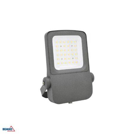 60W LED prožektorius CAMPUS, pilkas, 4000K, IP66