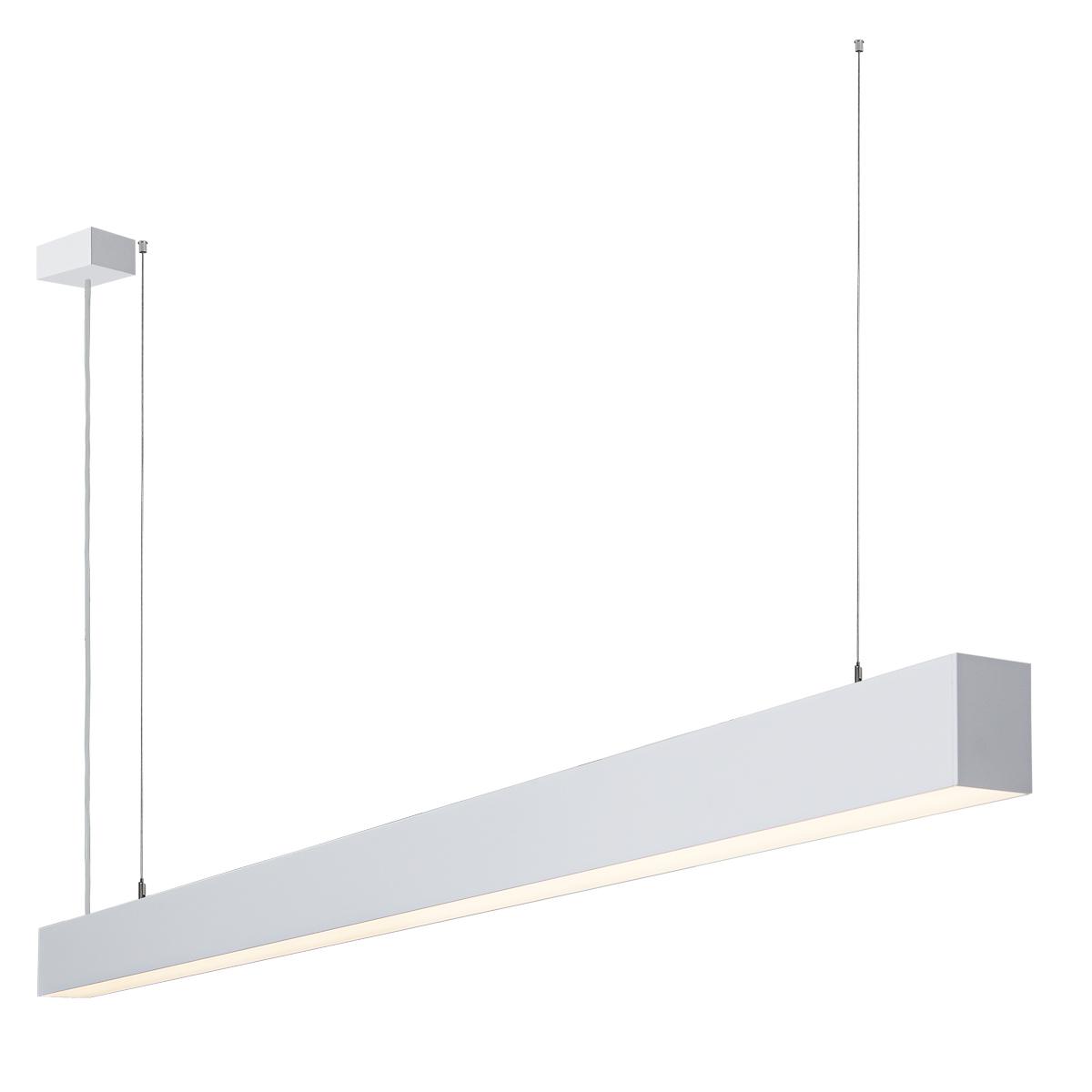 62W LED pakabinamas linijinis šviestuvas TRAVERSI RX, matinės baltos sp., 3000K