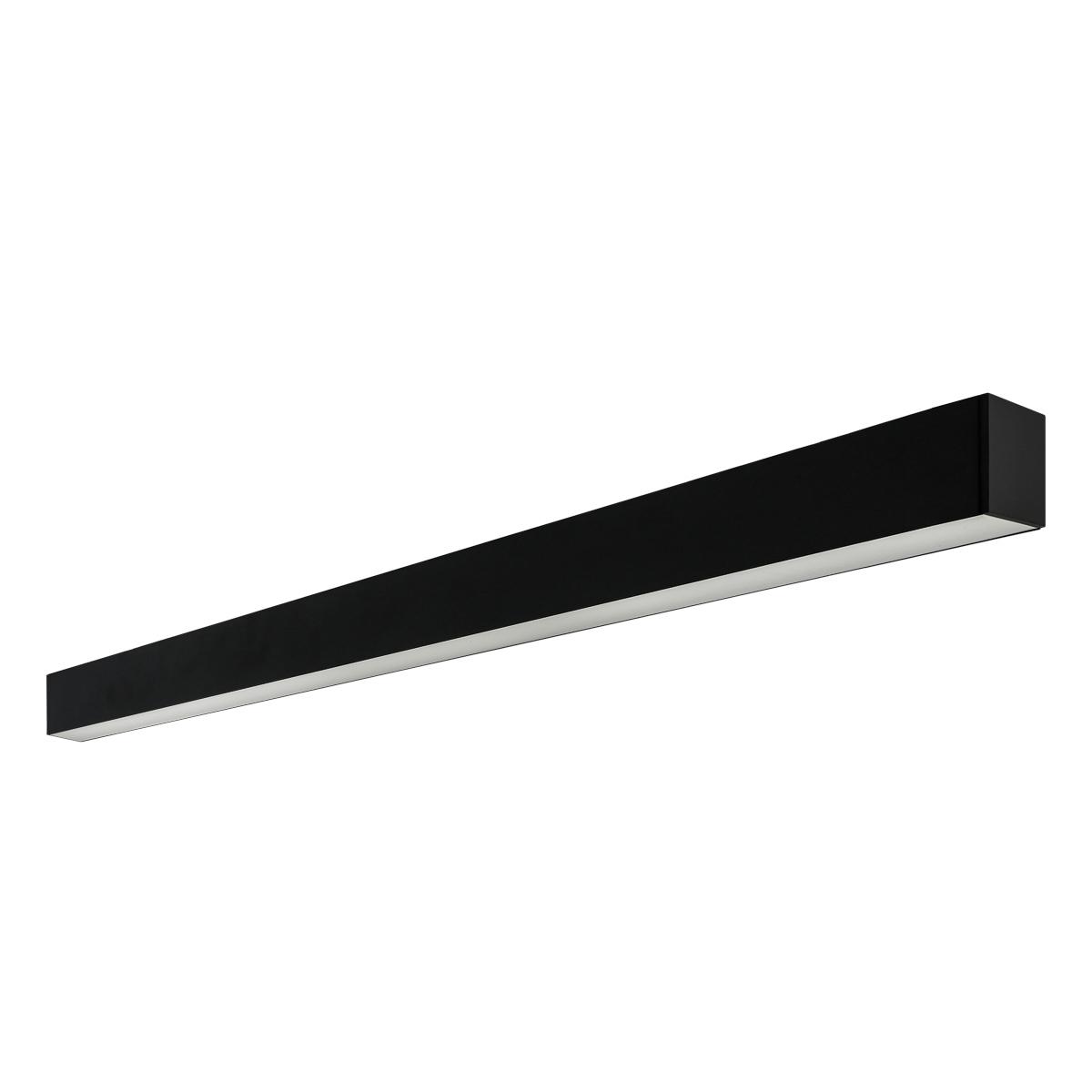 62W LED paviršinis linijinis šviestuvas TRAVERSI RX, matinės juodos sp., 3000K