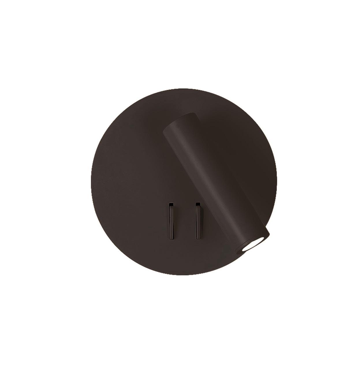 6+3W LED sieninis šviestuvas MOBY, juodas, 3000K, 4188201 - Image 2