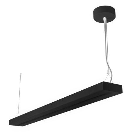 69/63/60/54W LED linijinis šviestuvas LINEAR INDIVILED DIRECT/INDIRECT 1500, juodas, 3000K, DALI2