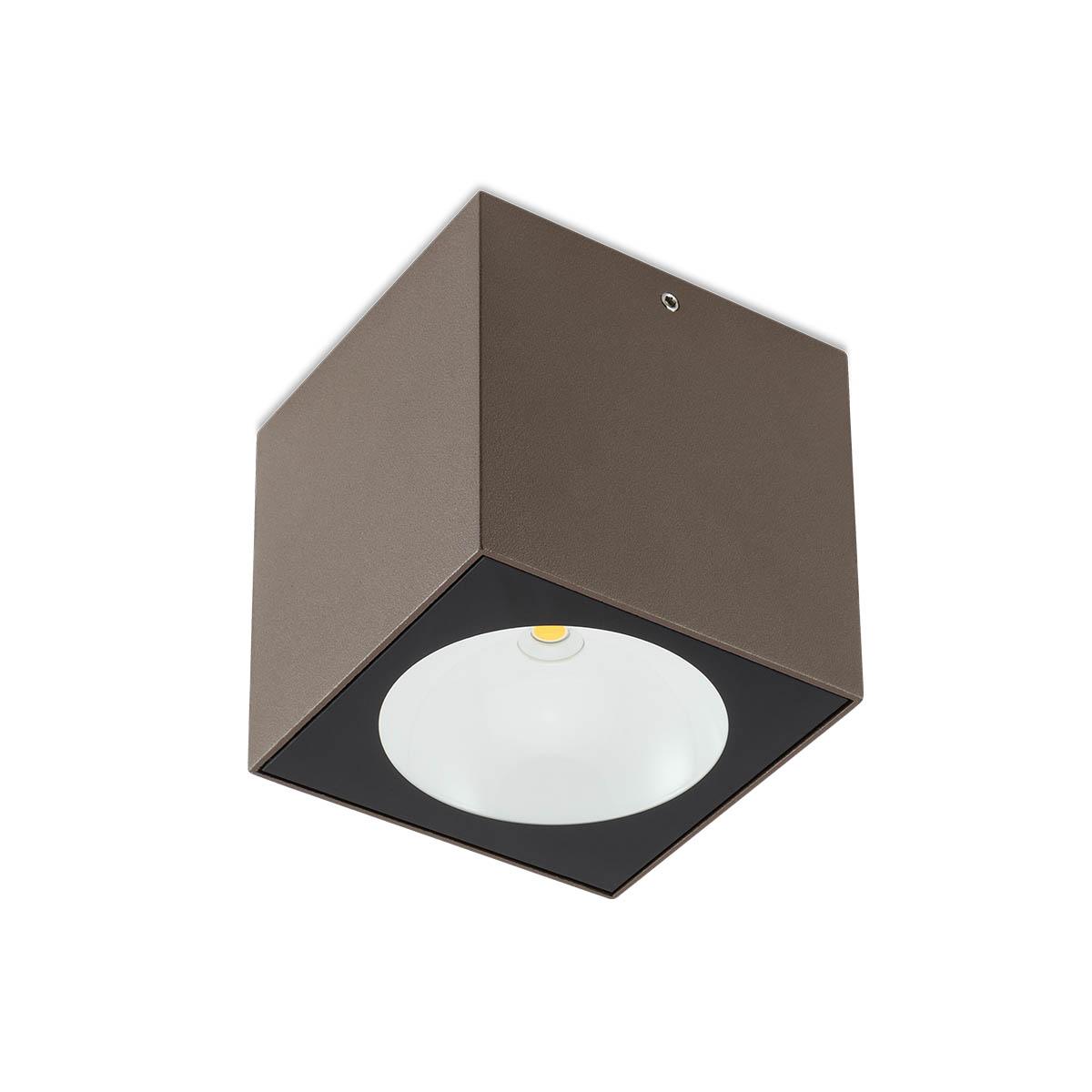 6W LED paviršinis lauko šviestuvas TEKO, tamsiai rudas, 3000K, IP65, 90105