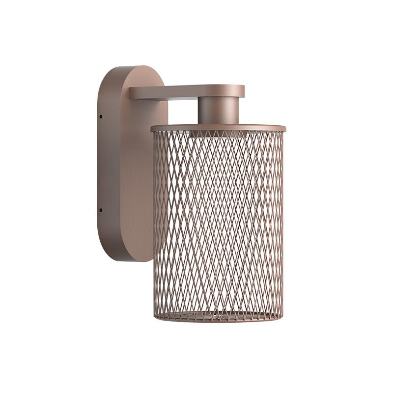 6W LED sieninis fasado šviestuvas, rudas, 3000K, IP54, E522