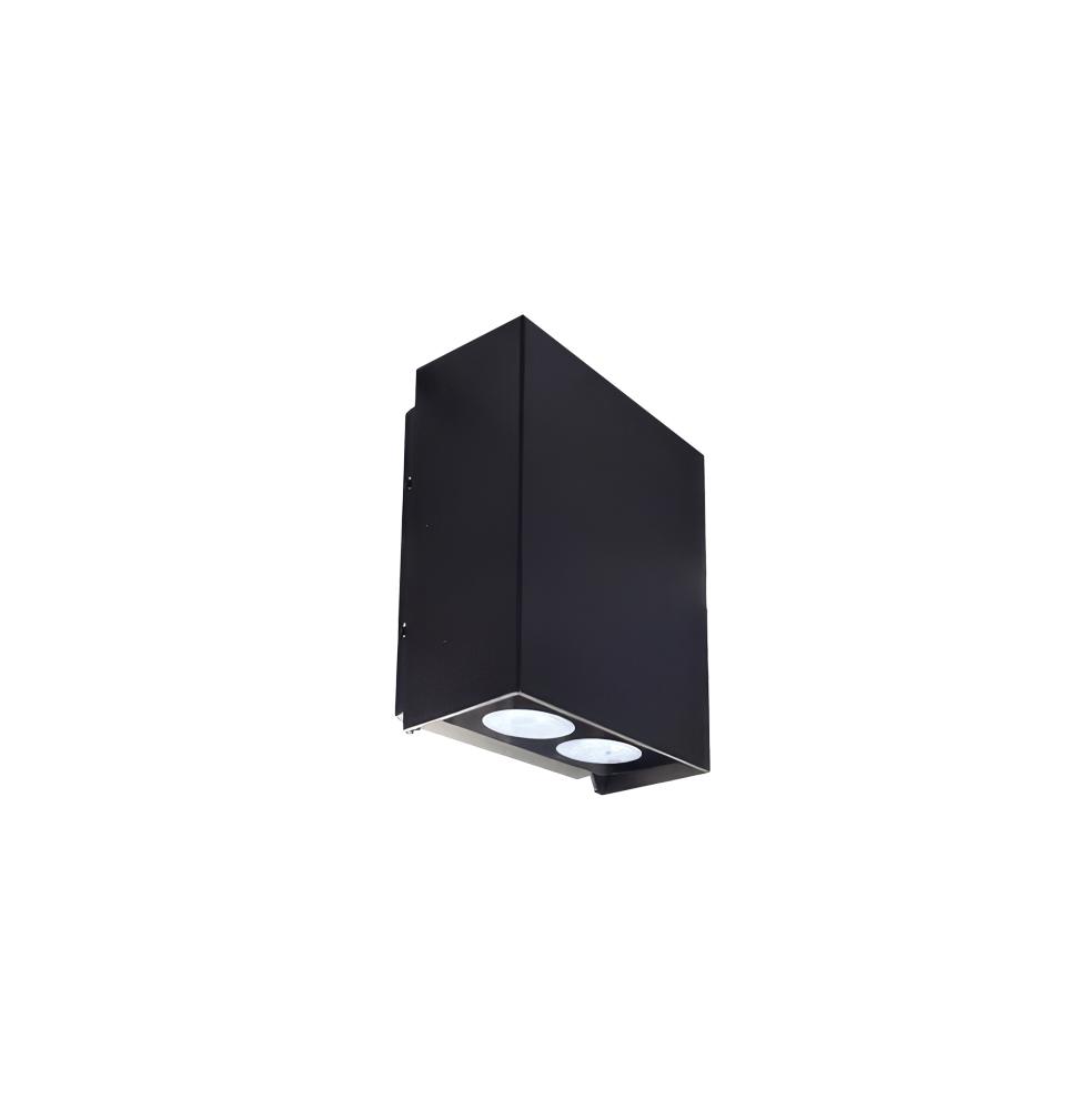 6W LED sieninis fasado šviestuvas SYLVIO, juodas, 3000K, IP65, 4352400