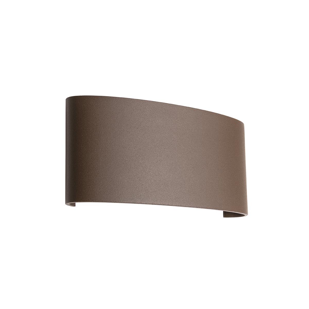 6W LED sieninis lauko šviestuvas FABO, tamsiai rudas, 3000K, IP54, 90227