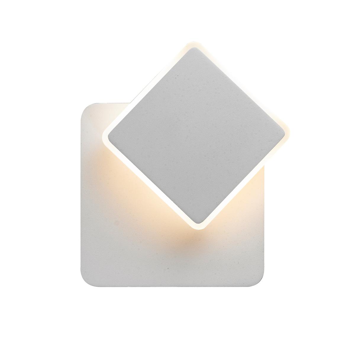 6W LED sieninis šviestuvas SENATO, baltas, 3000K - Image 3