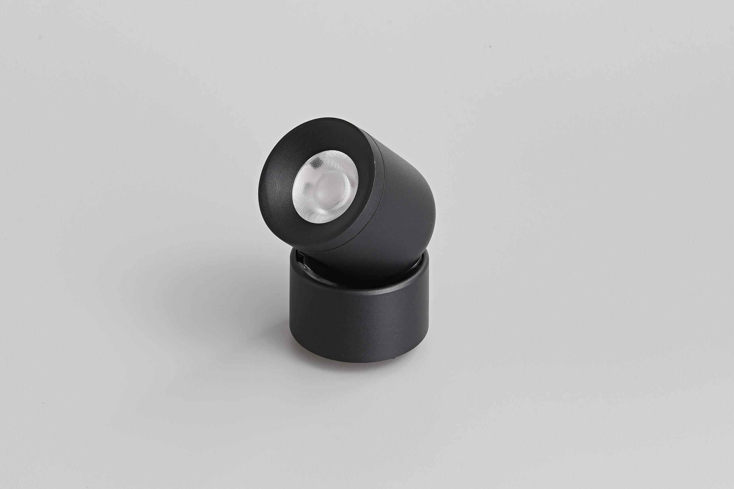 6W LED šviestuvas į magnetines sistemas OPTONICA MINI MM30, juodas, 3000K