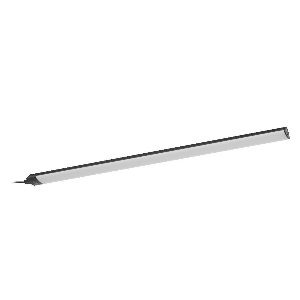 7,5W LED paviršinis linijinis šviestuvas LINEAR, juodas, 3000/4000/6500K, dimeriuojamas, su judesio davikliu