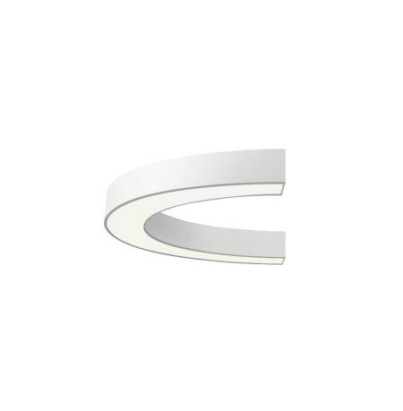 73W LED lubinis šviestuvas SEMI, baltas, 3000K, PUSH, 1800mm, 3918-0118-3-W-D4