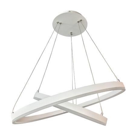 74W LED pakabinamas šviestuvas JOVITA, baltas, 3000K, dimeriuojamas