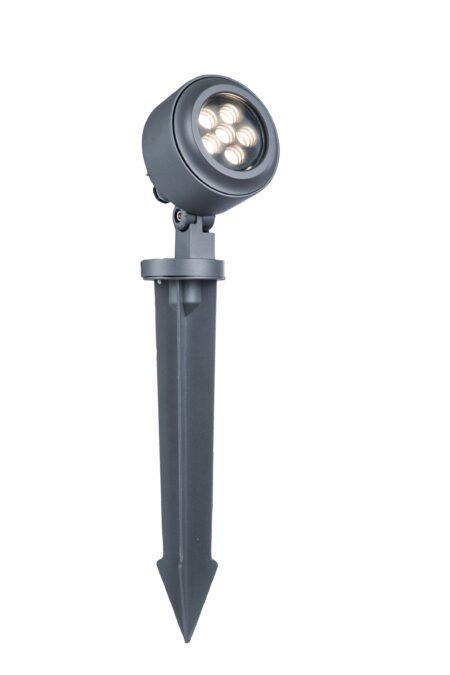 7W LED įsmeigiamas lauko šviestuvas RIDOX, tamsiai pilkas, 3000K, dimeriuojamas, 4310600