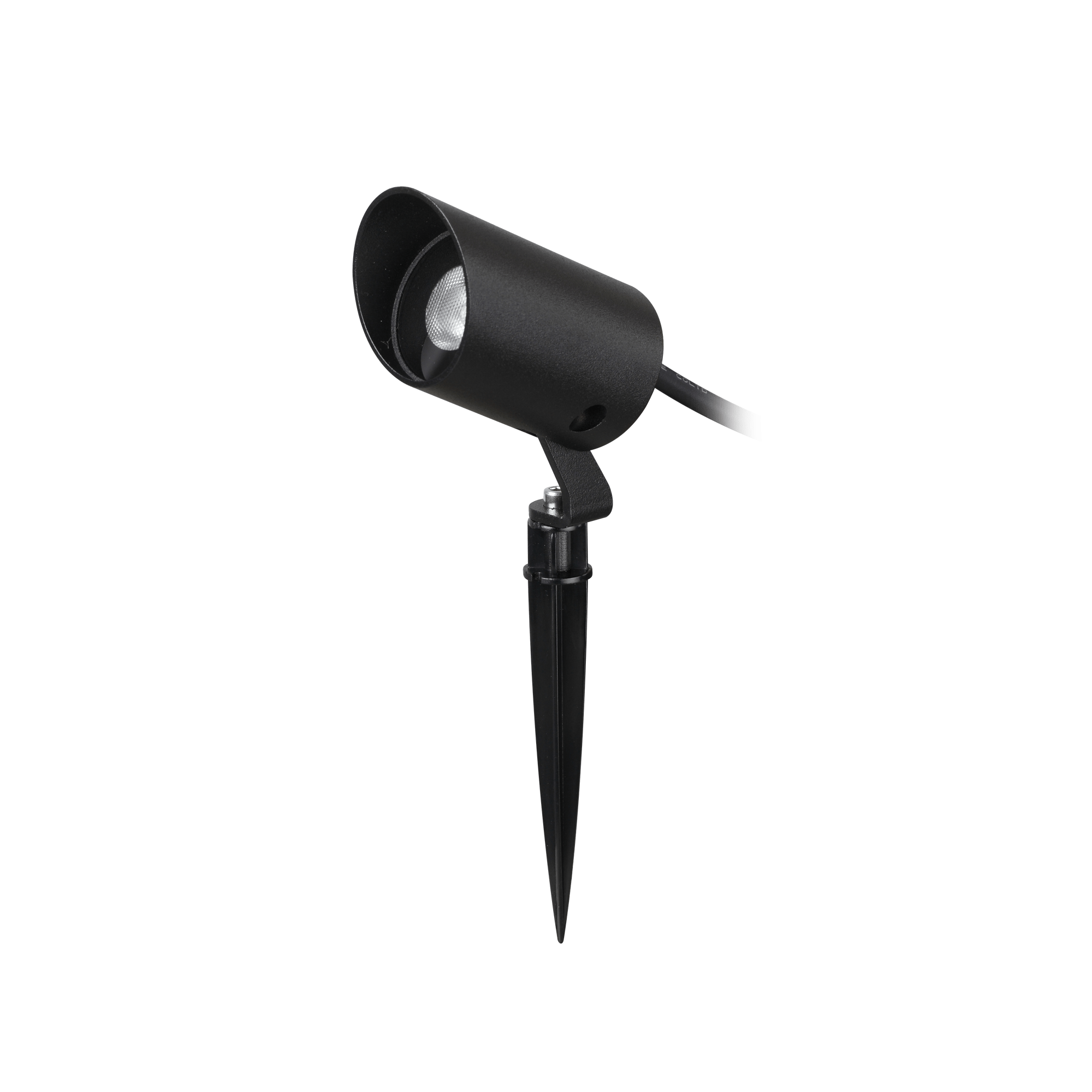 7W LED įsmeigiamas šviestuvas KOALA, juodas, 3000K, IP65, 331386