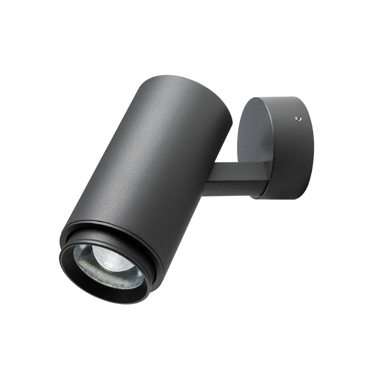 7W LED paviršinis reguliuojamas lauko šviestuvas EAGLE, tamsiai pilkas, 3000K, IP54, 90066