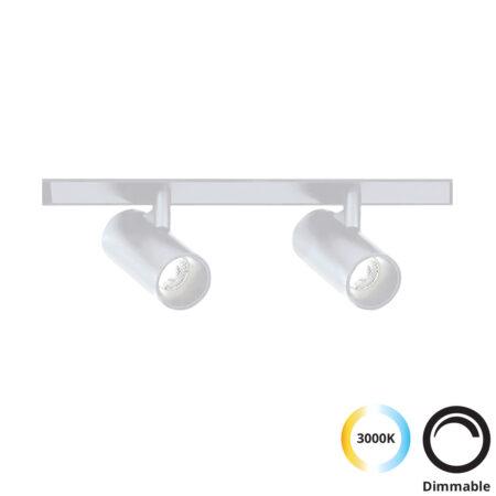 7W LED šviestuvas į magnetinius bėgelius SLIM MAGNETIC, baltas, 3000K, dimeriuojamas, 4288701