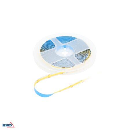 7W/m LED COB juosta PREMIUM, 12V, 6500K, 5m ritė