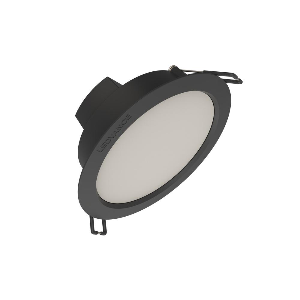 8W LED įleidžiama panelė DOWNLIGHT IP44 GEN2, juoda, 4000K, 100°