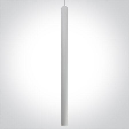 8W LED pakabinamas šviestuvas į 3 fazių bėgelius, baltas, 3000K, 63108AT/W/W