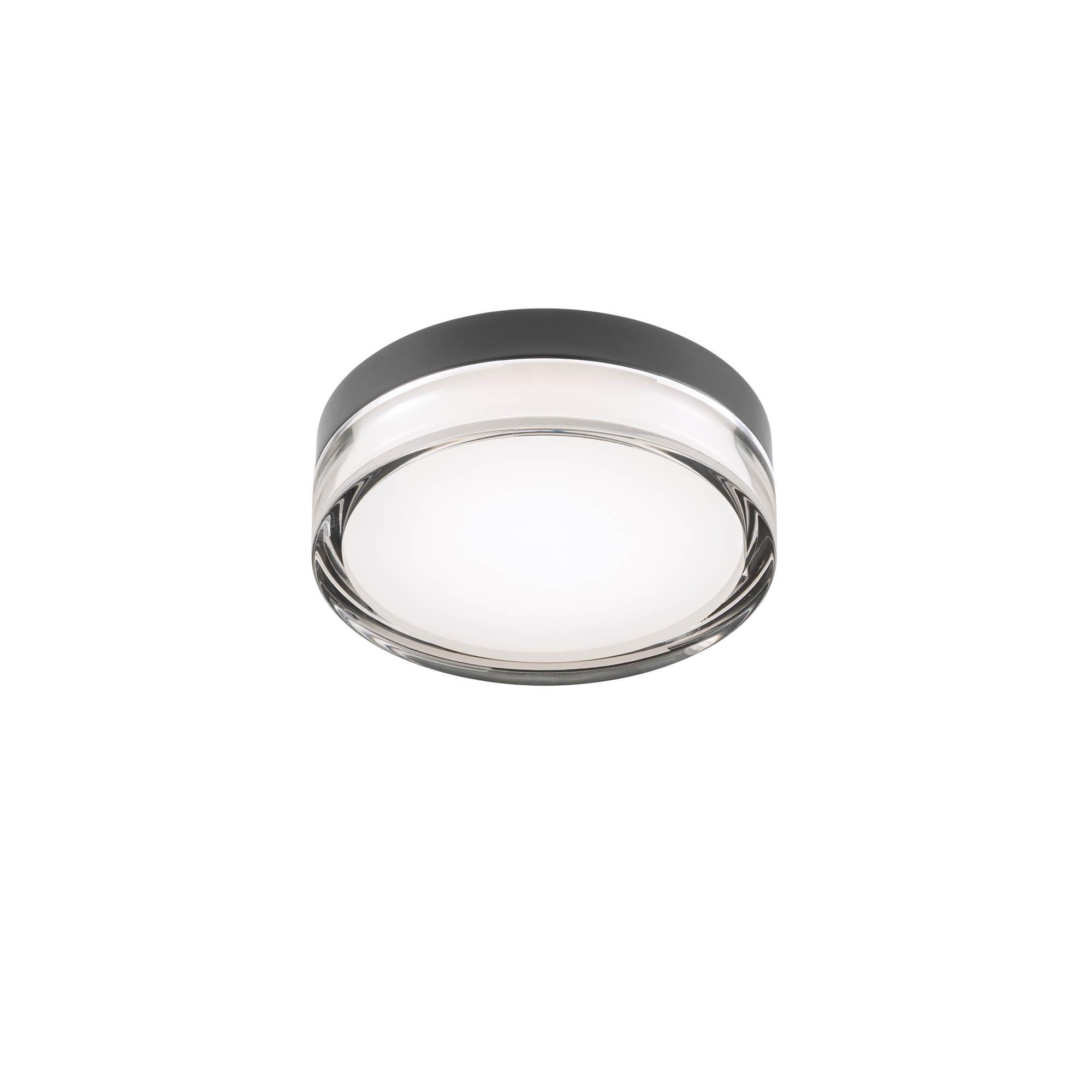 8W LED paviršinis šviestuvas FRISBI, matinės juodos sp., 4000K, IP44, 01-3734 - Image 2