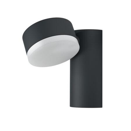 8W LED sieninis lauko šviestuvas ENDURA STYLE, tamsiai pilkas, 3000K, IP44