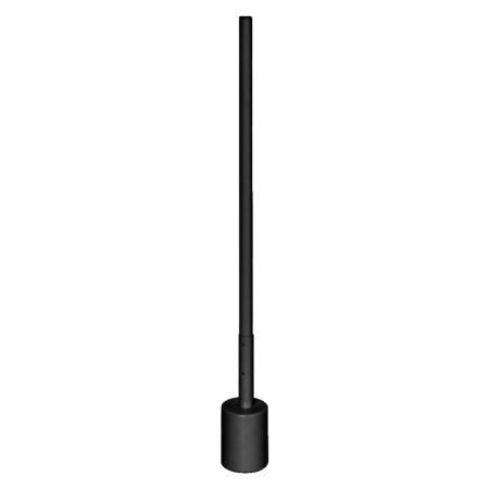 8W LED toršeras SMART WIFI, juodas, 2700/6500K, dimeriuojamas, su nuotolinio valdymo pulteliu