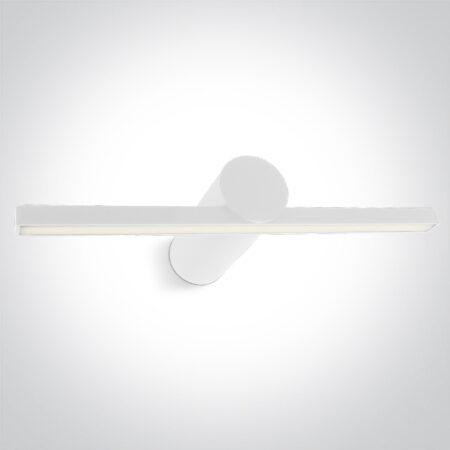 8W LED veidrodžio šviestuvas, baltas, 3000/3500/4000K, IP44, 38108N/W/V