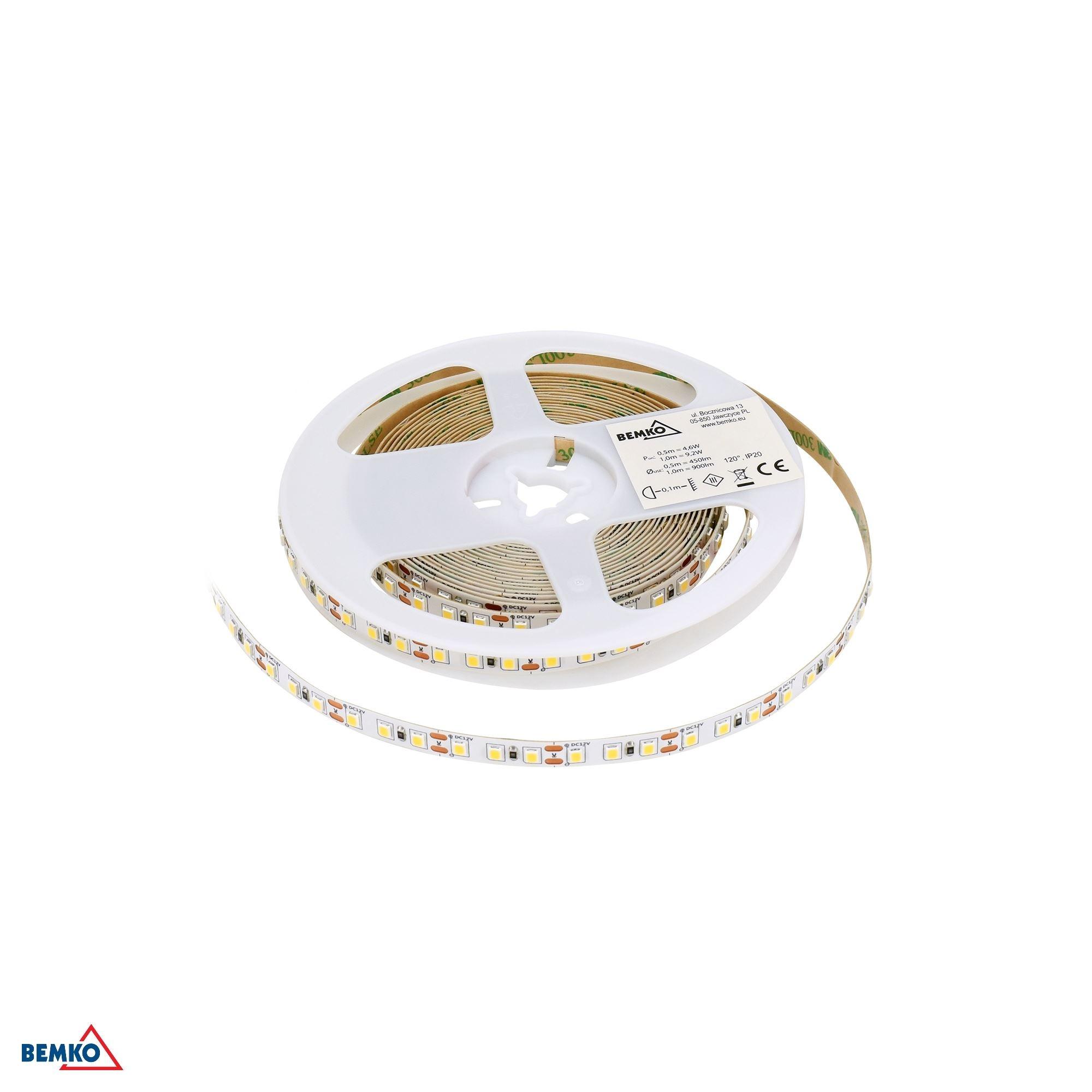 9,2W/m LED juosta PREMIUM, 12V, 6500K, 5m ritė
