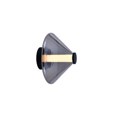 9,5W LED sieninis šviestuvas YARA, pilkos/dūmų sp., 2700K, A4012090FU