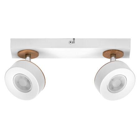 9,6W LED paviršinis šviestuvas SPOT PLUTO, baltas, 3000K