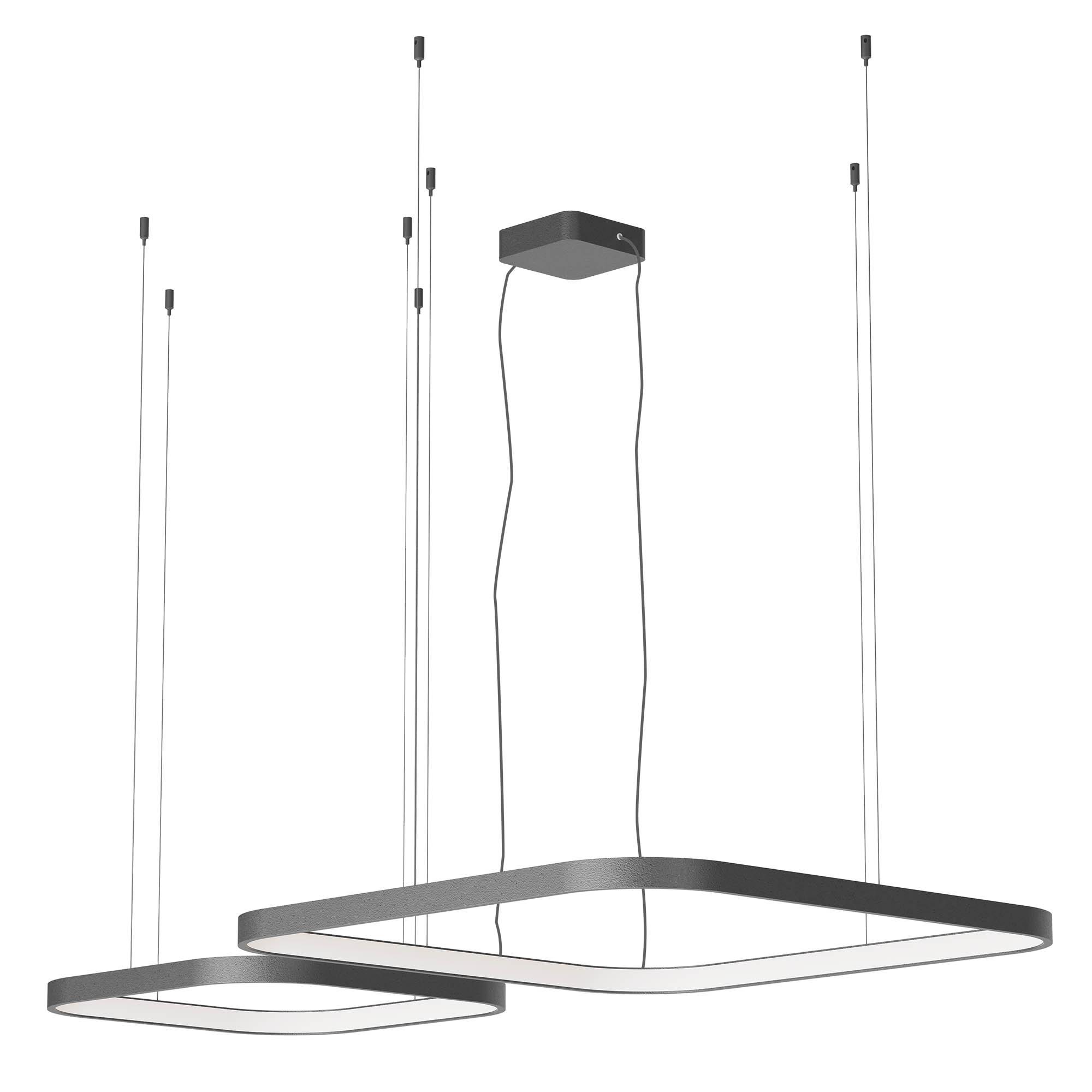 96W LED pakabinamas šviestuvas ORION, juodas, 2700/3000/4000K, dimeriuojamas, 01-3901 - Image 2