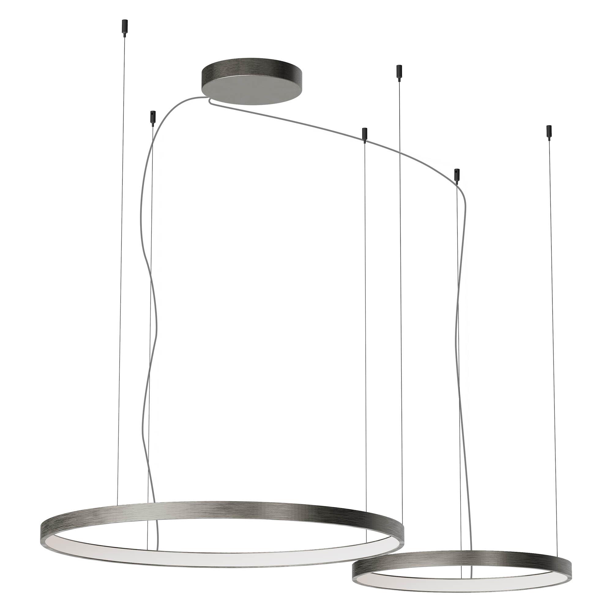 98W LED pakabinamas šviestuvas ORION, nikelio sp., 2700/3000/4000K, DALI, 01-3880 DALI - Image 2