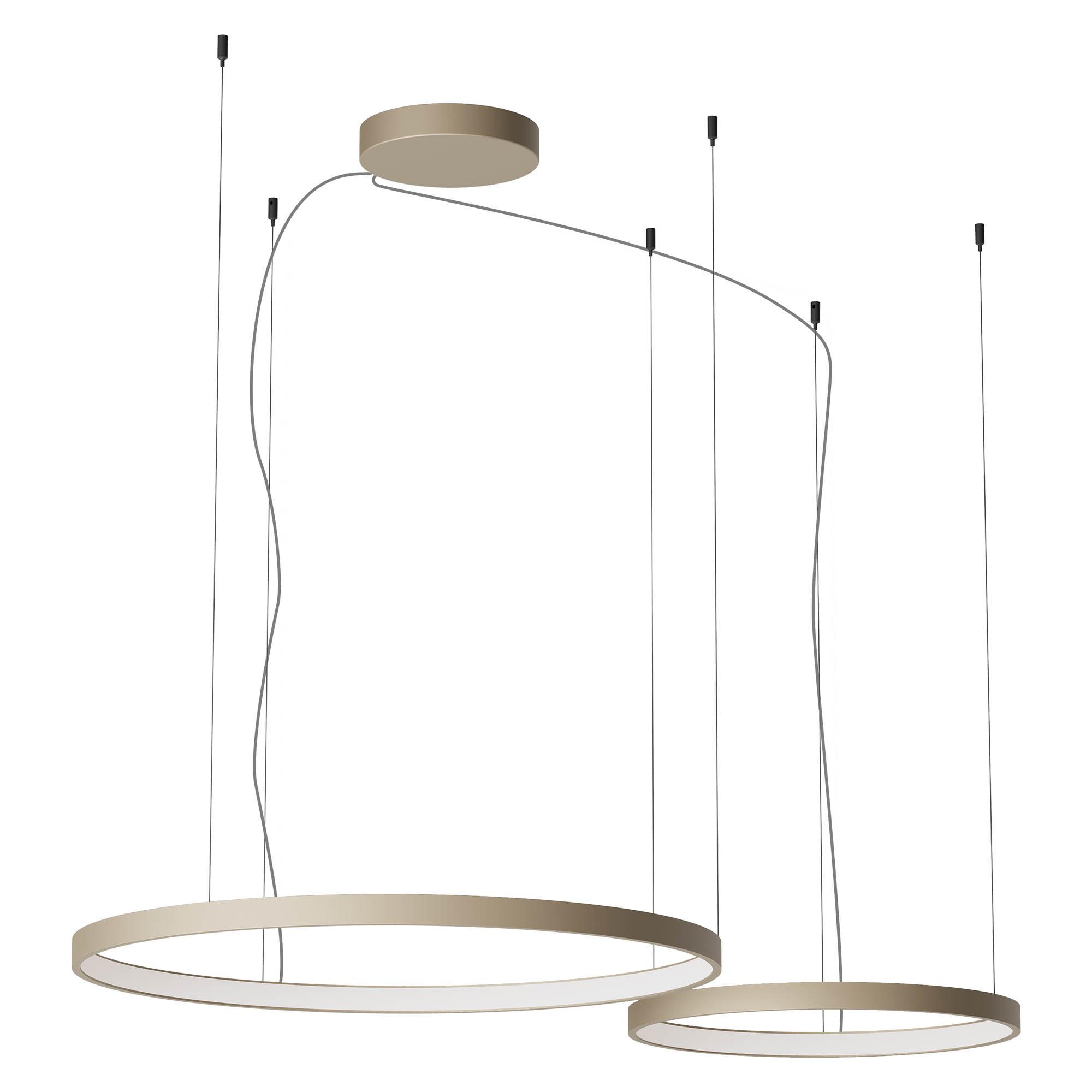 98W LED pakabinamas šviestuvas ORION, rusvas, 2700/3000/4000K, dimeriuojamas, 01-3879 - Image 2
