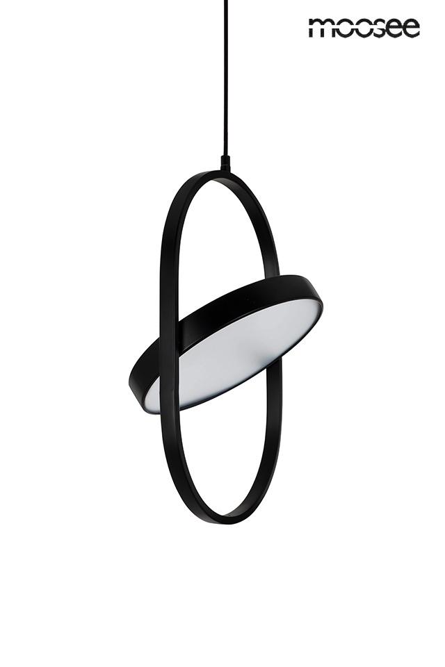 9W LED pakabinamas šviestuvas SPINNER 19, juodas, 3000K