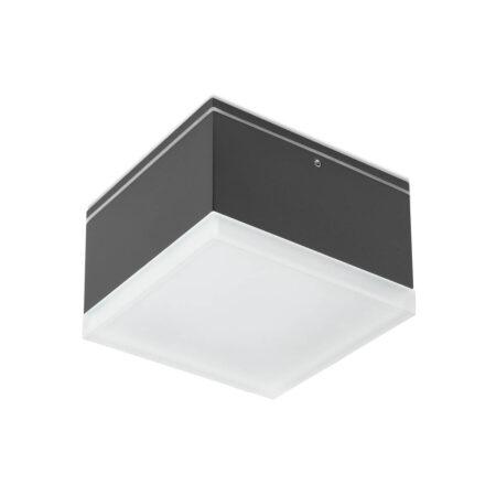 9W LED paviršinis lauko šviestuvas AKRON, tamsiai pilkas, 3000K, IP54, 90109