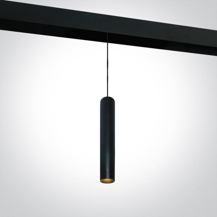 9W LED šviestuvas į magnetines sistemas MINI/MIDI/MAXI/P&P, juodas, 3000/3500/4000K, 48V, 38°, 42130B/B/V