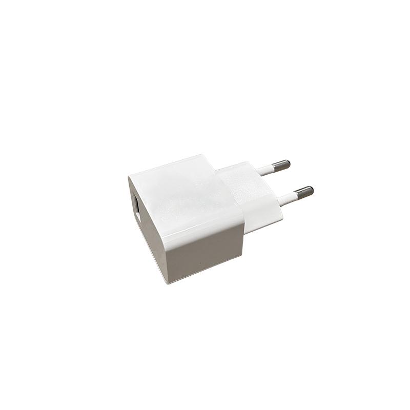 AC-DC adapteris, baltas, 1000mA, 5V, E099