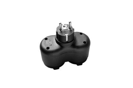 Dvivietis lizdo adapteris, IP44