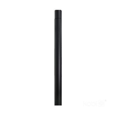 Gatvės šviestuvo atramos ilginimo elementas BASE 60mm, juodas, 1m