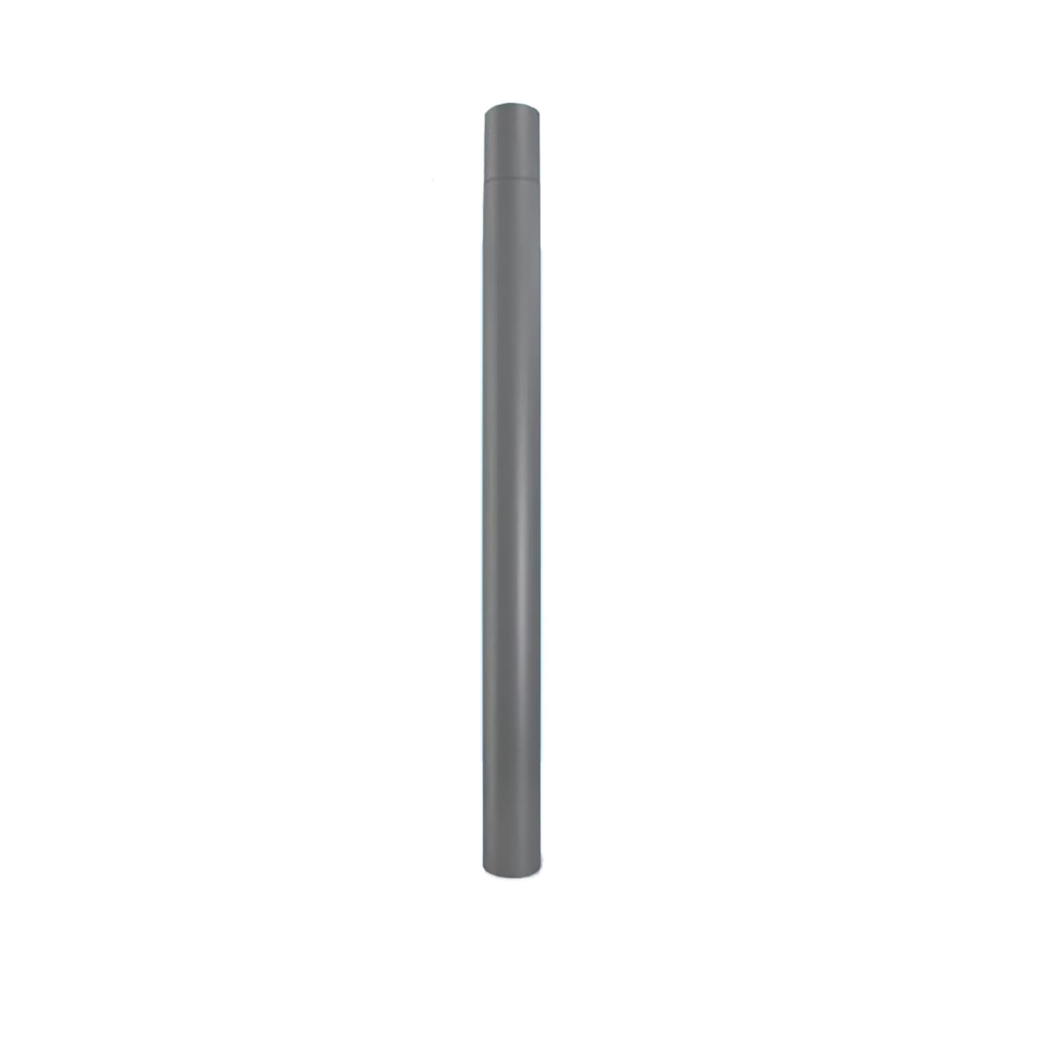 Gatvės šviestuvo atramos ilginimo elementas BASE 76mm, pilkas, 1m