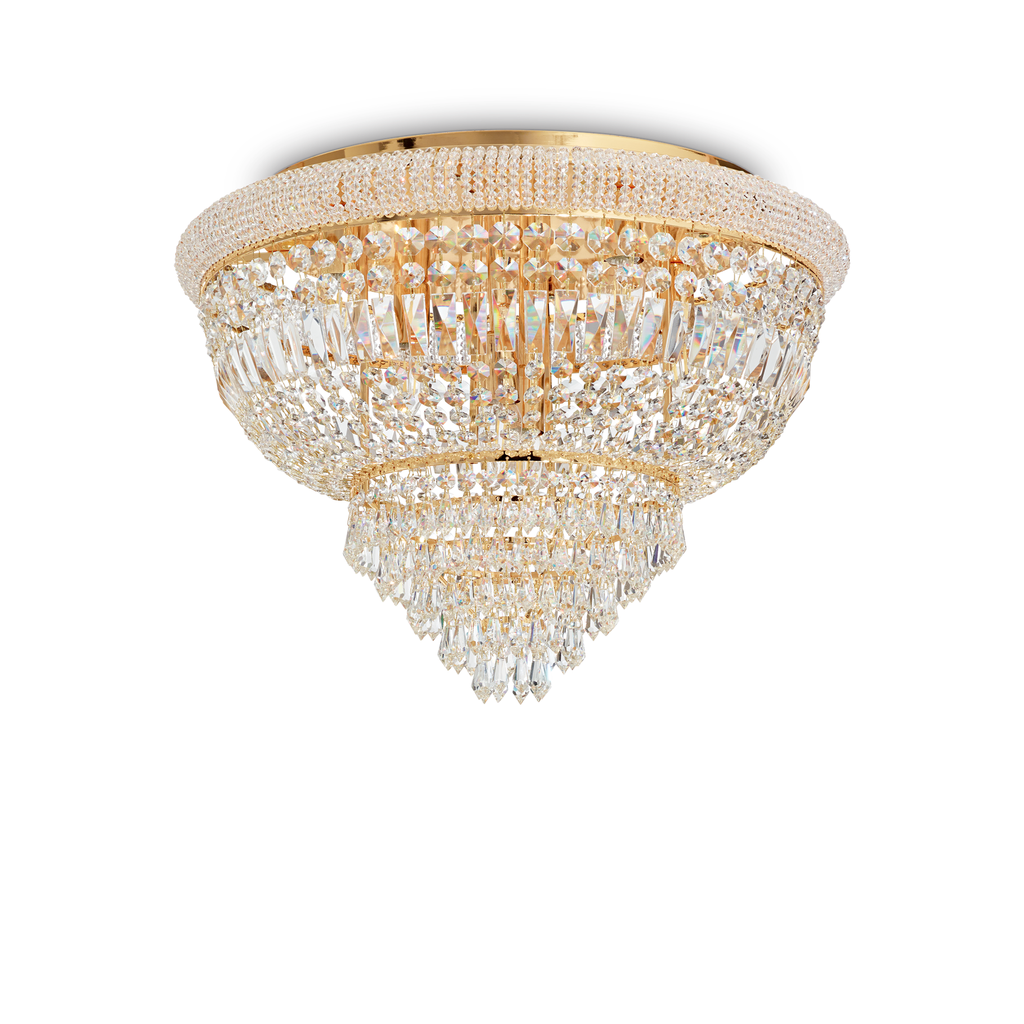 Paviršinis šviestuvas, 24 lempučių DUBAI, E14, aukso spalvos, 243498