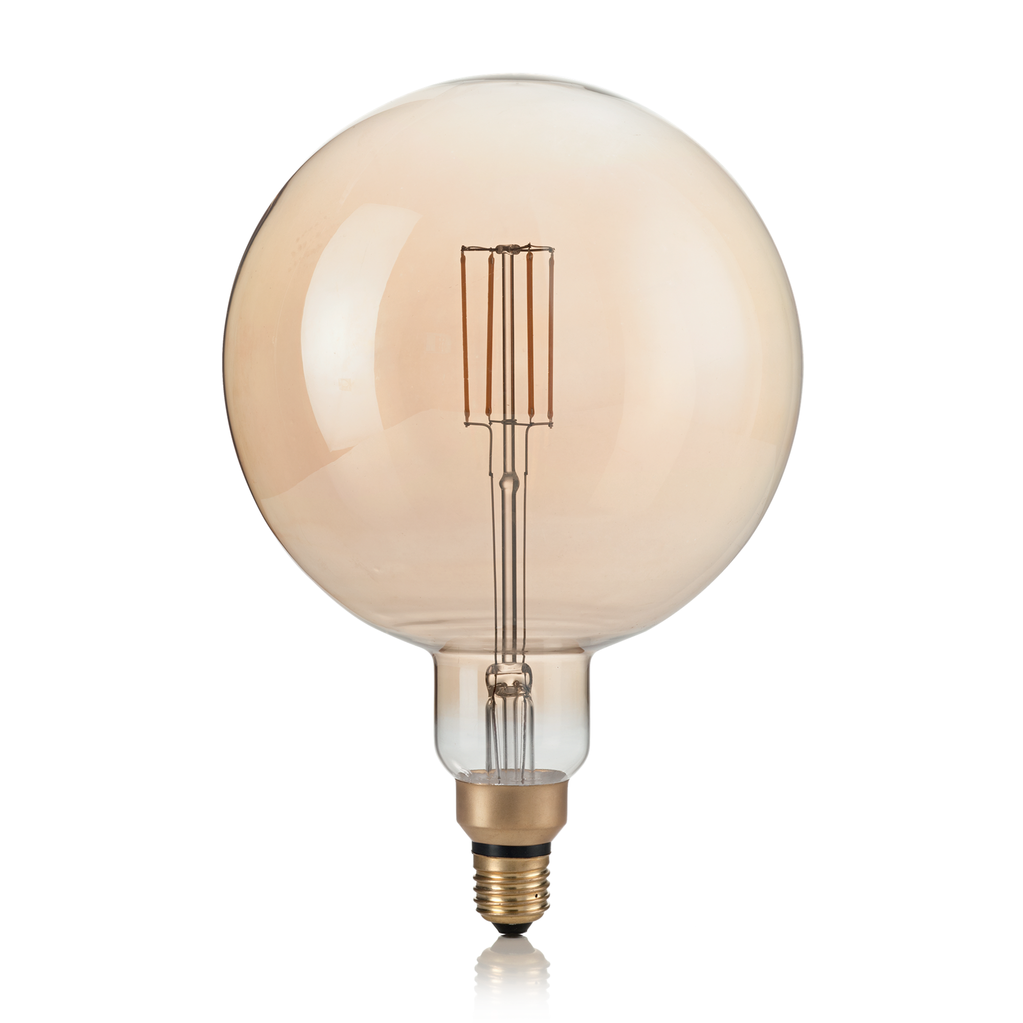 4W LED lemputė E27, 2200K, gintaro spalvos, dimeriuojama, 223834